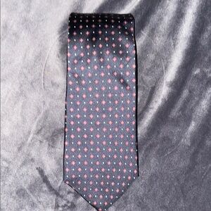 Christian Dior Silk Black and Red Men's Tie